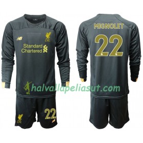 Jalkapallo Pelipaidat Liverpool MIGNOLET 22 Maalivahti Lasten Kotipaita 2019-2020 Pitkähihainen